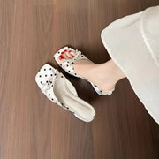 Women's Square Toe Retro Slippers – Shop at OWNLUXE