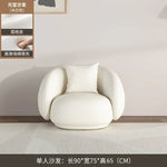 Load image into Gallery viewer, L-Shaped Lamb Wool Sofa – Nordic Modern Corner Comfort
