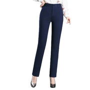 Stretch High Waist Trousers – Fashion Casual Slacks