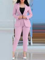 Load image into Gallery viewer, Formal Two-Piece Suit – Blazer &amp; Pencil Pants | Ensemble Formel Deux-Pièces – Veste et Pantalon Fuselé
