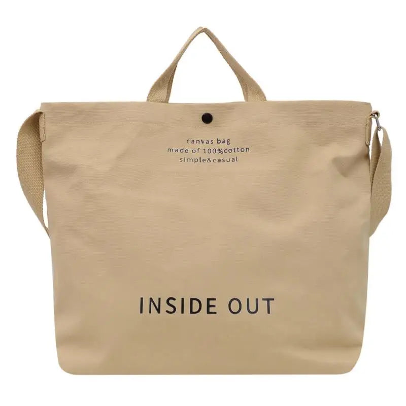 Spacious Canvas Satchel Bag – Shop at OWNLUXE