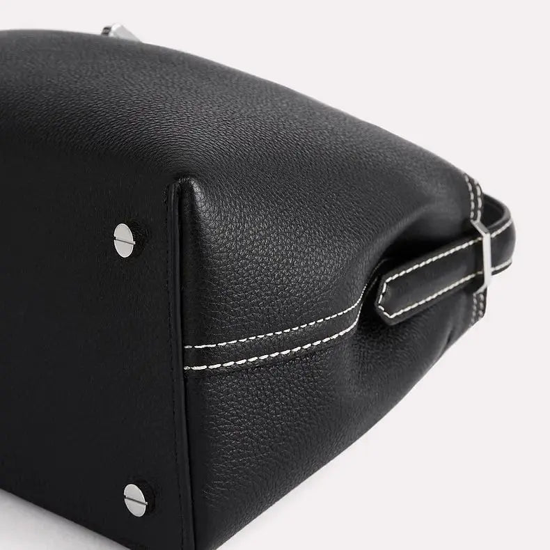 Soft Leather Crossbody Tote Bag - Versatile Commuter Handbag | OWNLUXE