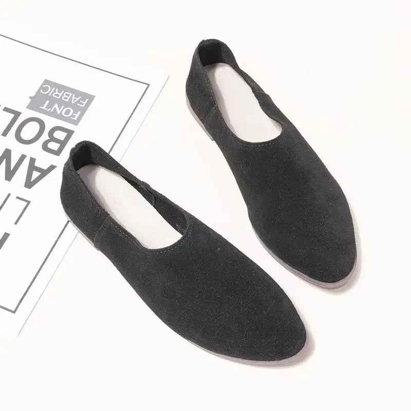 Women's Pointed Toe Leather Loafers – Shop at OWNLUXE