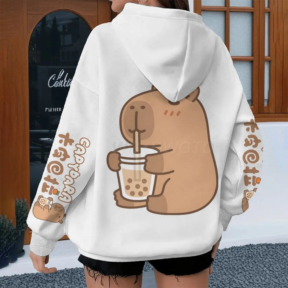 Long-Sleeve Cartoon Sweater | OWNLUXE