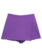 Zip-Up Vintage High-Waist Skirt | OWNLUXE