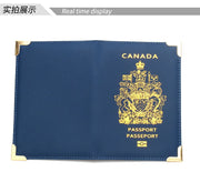 Canada Passport Holder & Travel Organizer – PU Leather Wallet