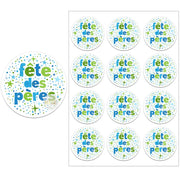 Happy Father's Day Decor Sticker Labels Bonne Fête Des | OWNLUXE