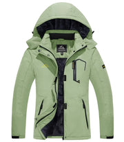 Women's Windproof Fleece-Lined Winter Jacket