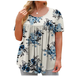 Floral Knit Top / Haut tricoté à motif floral