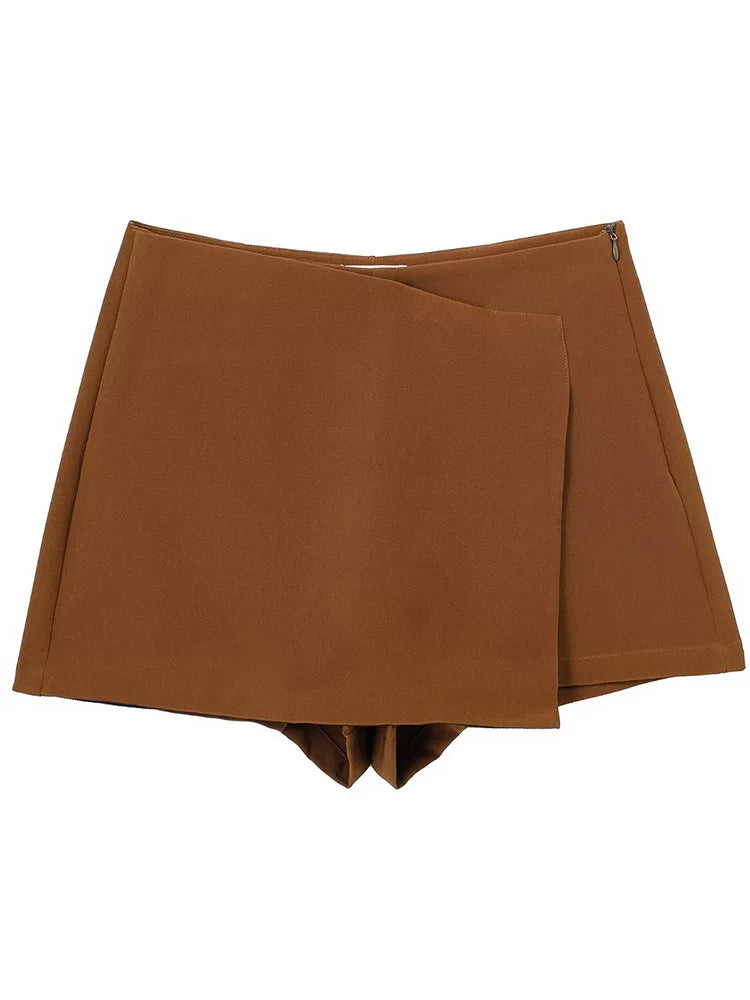 Zip-Up Vintage High-Waist Skirt | OWNLUXE
