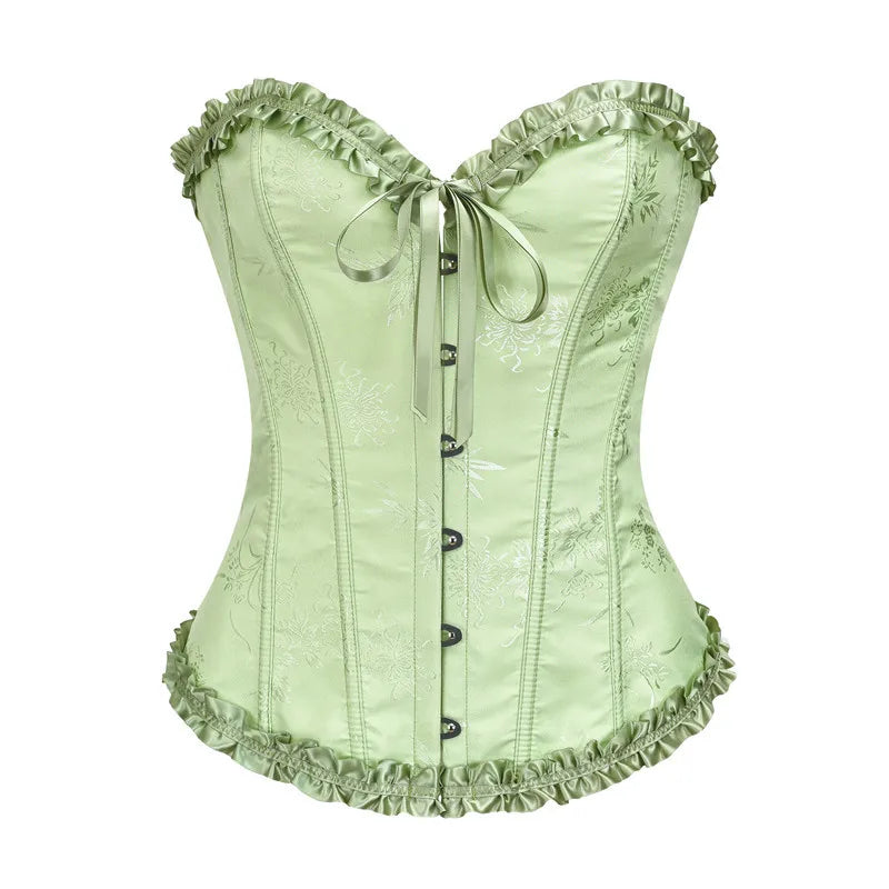 Ruffle Overbust Push-Up Top | OWNLUXE