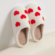 Winter Plush Family House Slippers – Warm Non‑Slip Slides