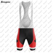 Canada Men Triathlon Short Sleeve Cycling Jersey Sets Pants | OWNLUXE
