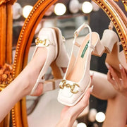 Women's Square Toe Flats – Shop at OWNLUXE