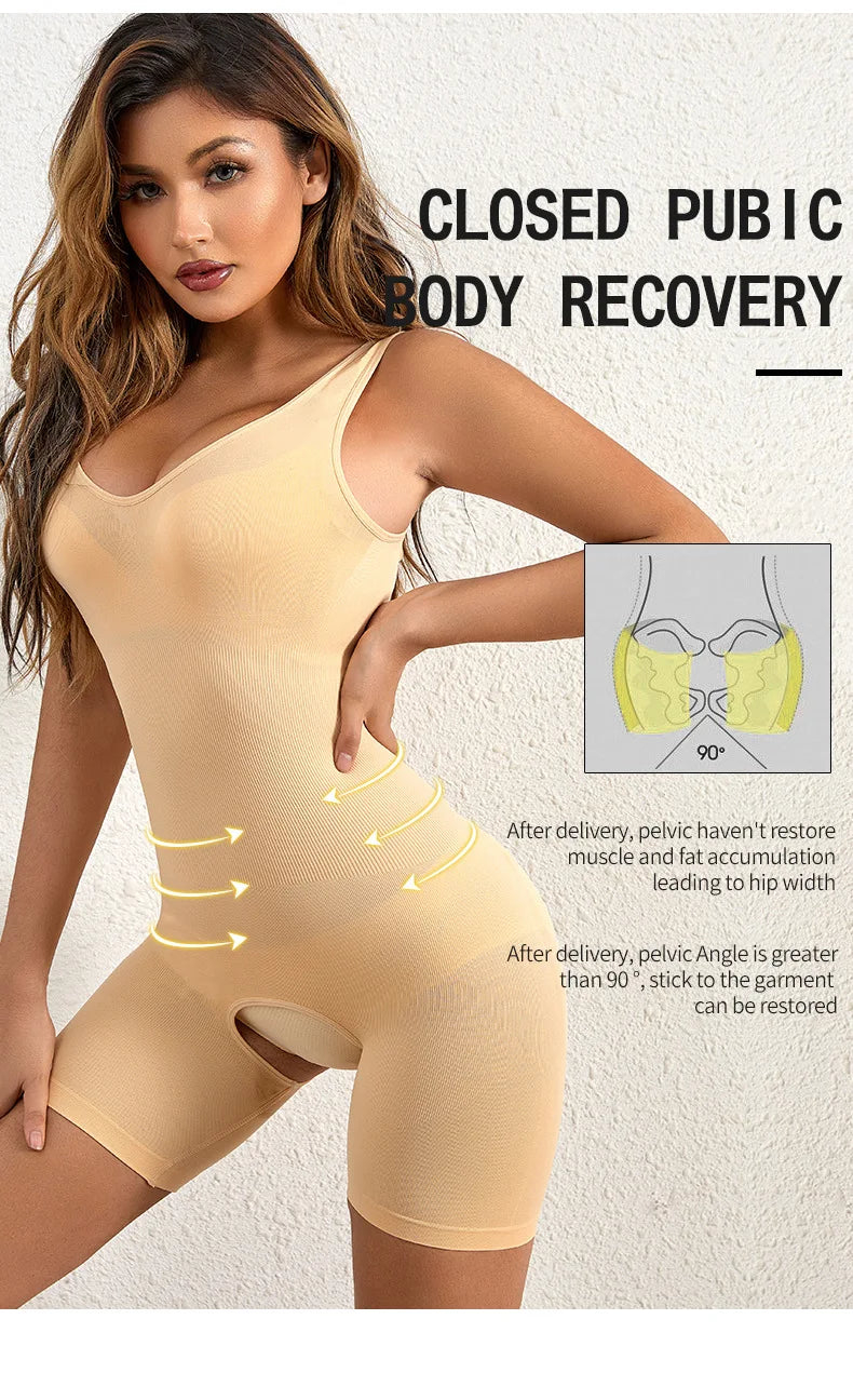 Seamless Slimming Bodysuit with Firm Tummy Control Shapewear