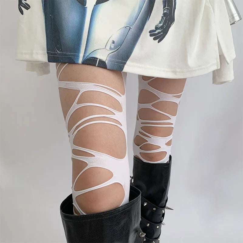 Cutout Mesh Leggings | OWNLUXE