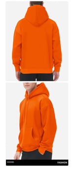 Load image into Gallery viewer, Canada Text With Flag Printing Men'S Hoodies Autumn Loose Sweatshirt Hip Hop Pocket Fleece Warm Sportswears Street Men Clothes
