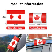 Country Flag Sticker – Waterproof Car Window Decal (Canada, Brazil, France & More)