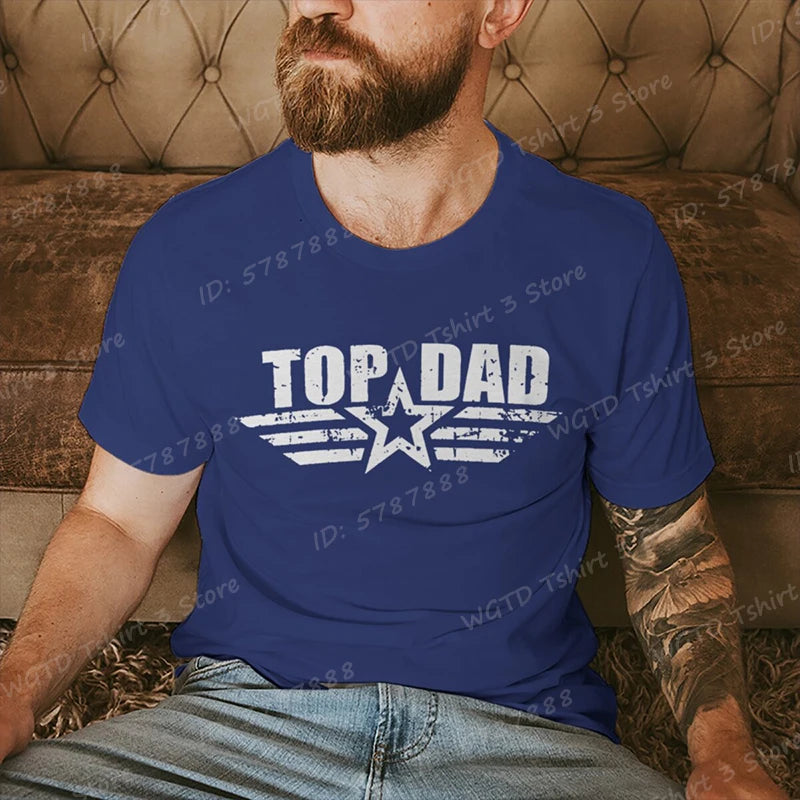 Top Dad Graphic T-Shirt – Unisex O‑Neck Short Sleeve