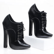 Unisex High Heel Lace Vintage Pumps – Shop at OWNLUXE