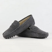 Women's Leather Loafers (Light Grey) – Shop at OWNLUXE