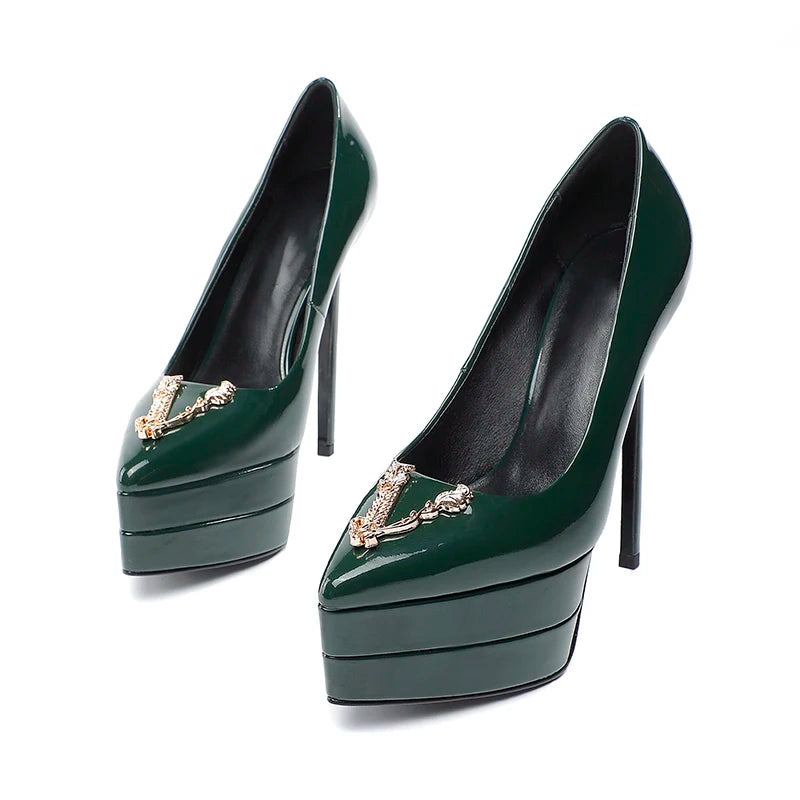 Women's Leather Stiletto Heels – Shop at OWNLUXE