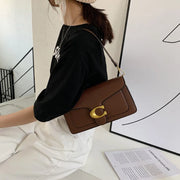 Underarm Square Shoulder Bag - Dual Strap Crossbody Bag