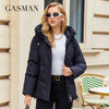 Women's Hooded Jacket (701 Black) | OWNLUXE