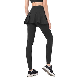 Women's High-Waist Sports Skort – Breathable, Stretchy & Perfect for Tennis, Golf & Workouts