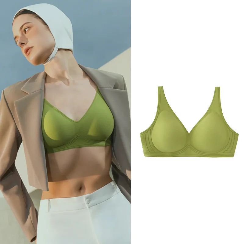 Wireless Padded Seamless Wire-Free Push-Up Bra | OWNLUXE