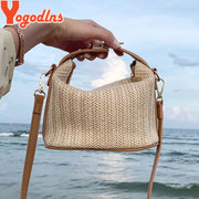Straw Woven Crossbody Bag | OWNLUXE