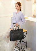 Load image into Gallery viewer, Motaora 2025 Women's Bag Leather Briefcase For 14-inch Laptops Women Professional Business Shoulder Bag Fashion Solid Handbags
