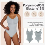 Smoothing Full Body Shapewear Bodysuit Thong for Women