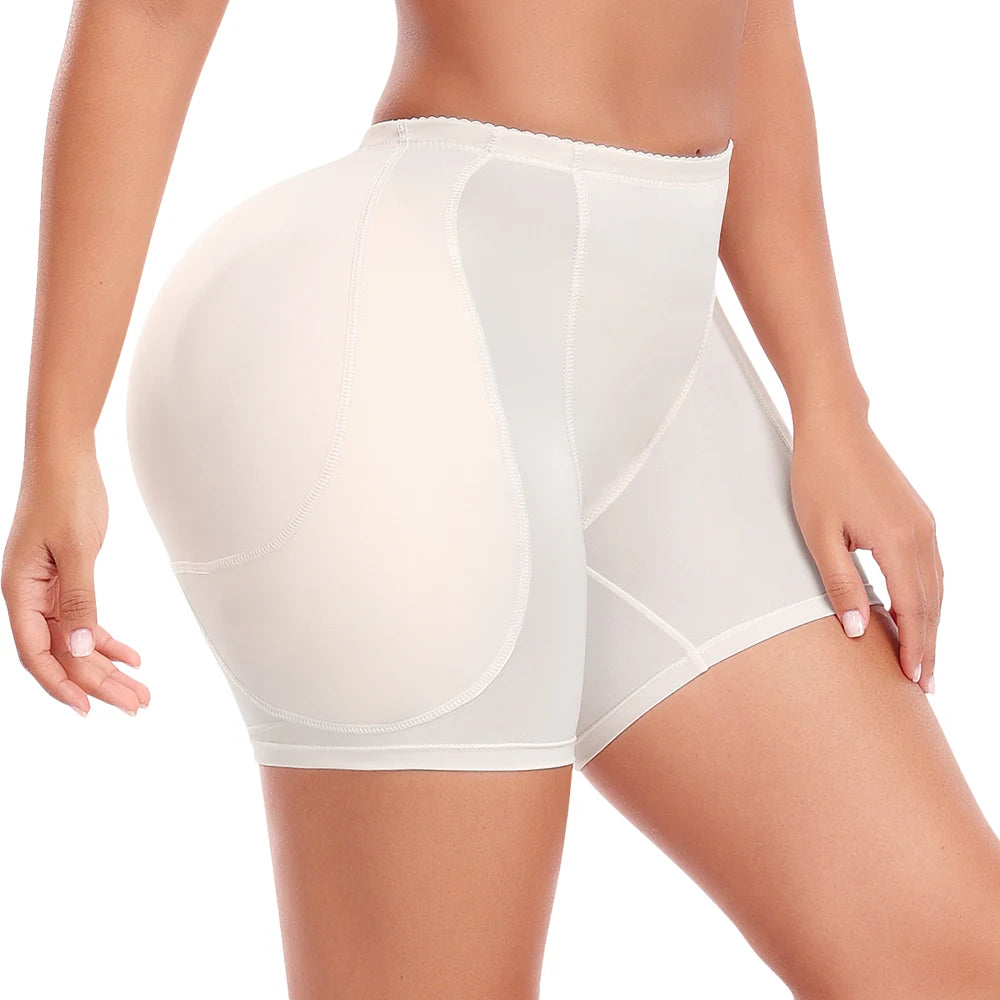 Padded Butt Lifter Shapewear Shorts - 4 Removable Pads Hip Enhancer | OWNLUXE