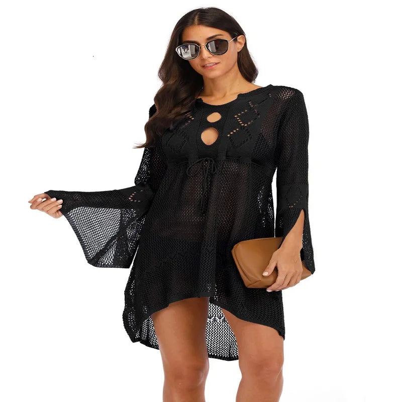 Mesh Swim Cover-Up | OWNLUXE