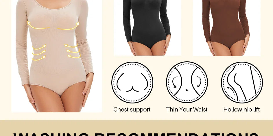 Firm Control Shaping Bodysuit – Cupless Wire-Free Smoother