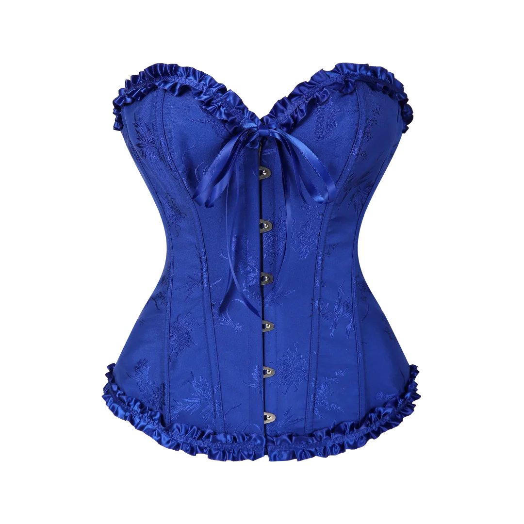 Ruffle Overbust Push-Up Top | OWNLUXE