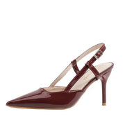 Women's High Heel Leather Plus Size Pumps | OWNLUXE