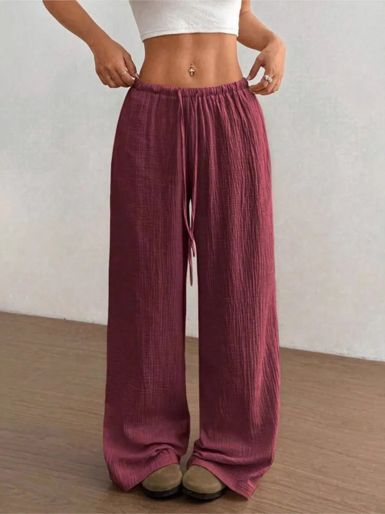 High-Waist Wide-Leg Pants | OWNLUXE
