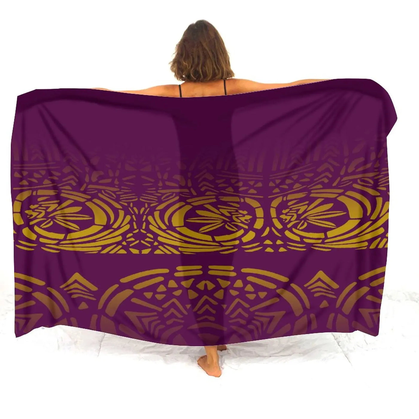 Floral Polynesian Swim Cover-Up | OWNLUXE
