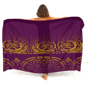 Floral Polynesian Swim Cover-Up | OWNLUXE