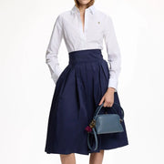 Letter Long-Sleeve Blouse | OWNLUXE