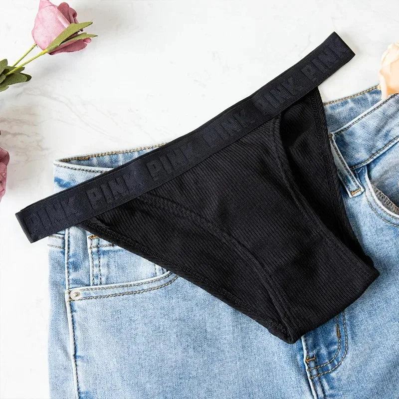 Cotton Print Low-Rise Brief | OWNLUXE