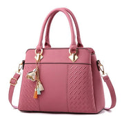 Embroidered Soft Satchel Bag – Elegant Everyday Handbag