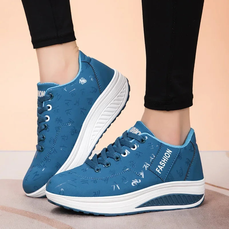 Women Outdoor Thick Bottom Swinging Casual Shoes Fashion | OWNLUXE