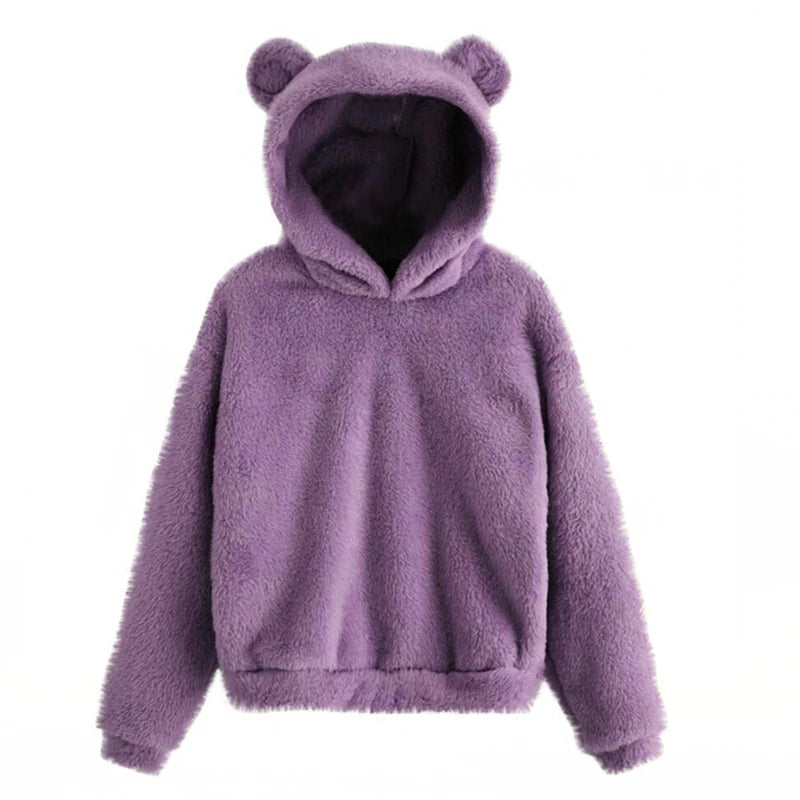 Relaxed-Fit Hooded Long-Sleeve Sweater | OWNLUXE