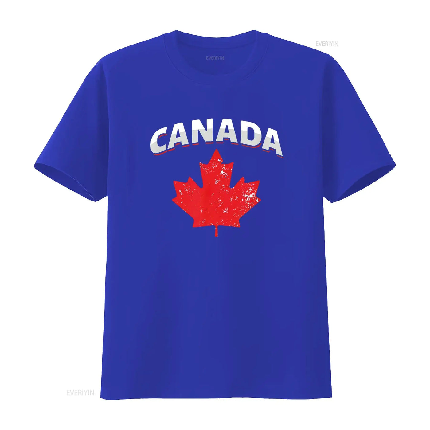 Canadian Red Maple Leaf T-Shirt – Vintage Washed Toronto Patriotic Tee | OWNLUXE
