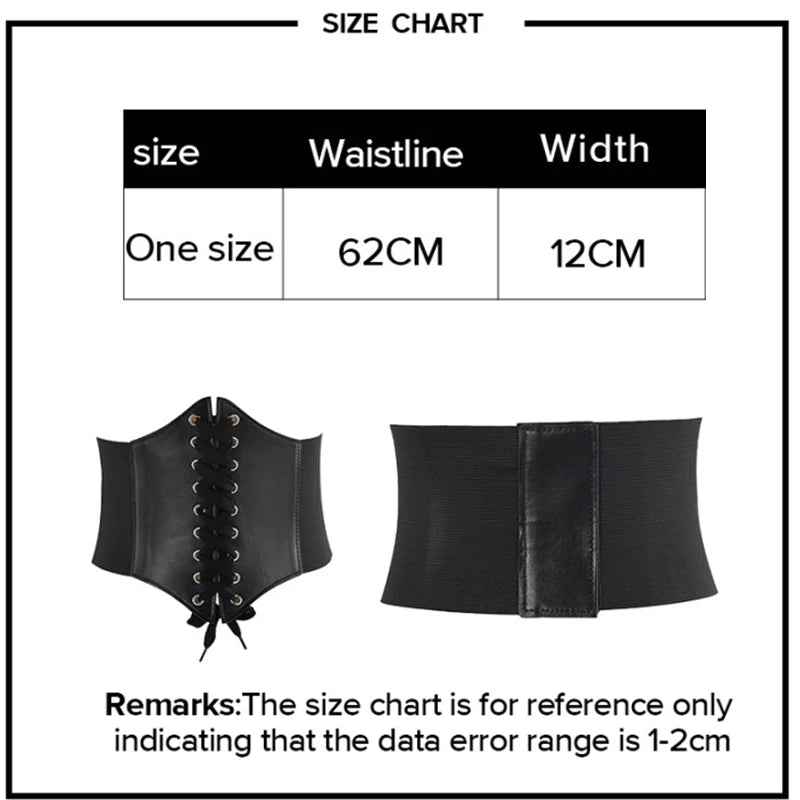 Leather High-Waist Corset | OWNLUXE