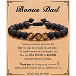 Load image into Gallery viewer, 🧿 Natural Stone Men’s Bracelet – Father’s Day Gift | Bracelet pour hommes en pierres naturelles – Cadeau pour la fête des Pères 🧿
