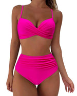 Load image into Gallery viewer, Vintage High Waist Bikinis 2025 Women Push Up Swimwear Printed Swimsuit Female Beachwear Summer Bathers Bathing Suit Swimming
